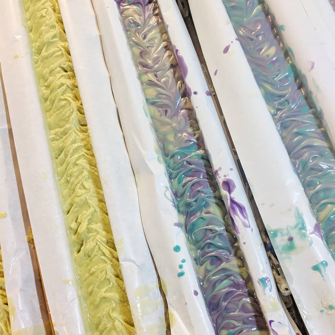 The last soaps I'll ever make at home
