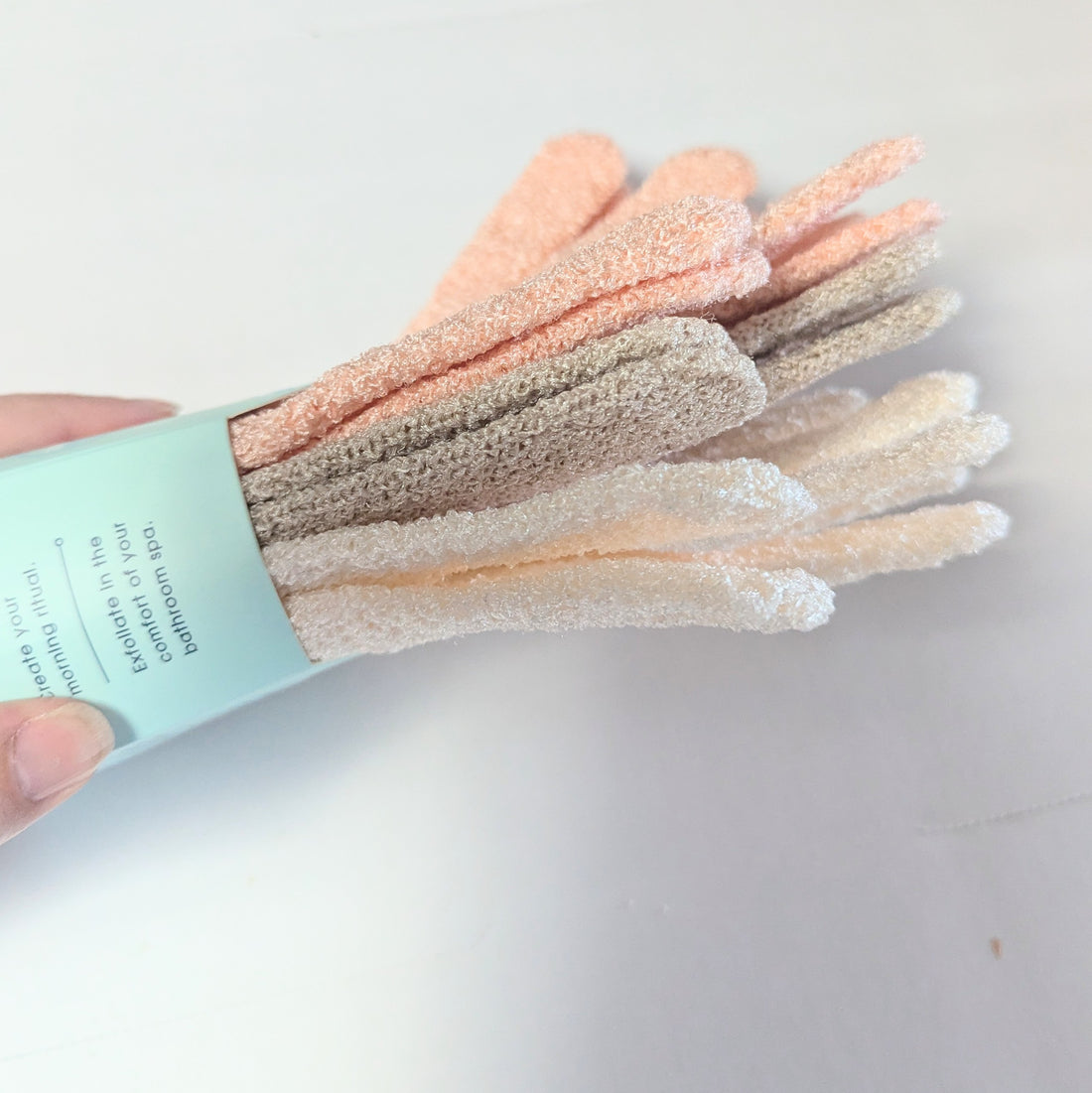 3 pack - shower gloves