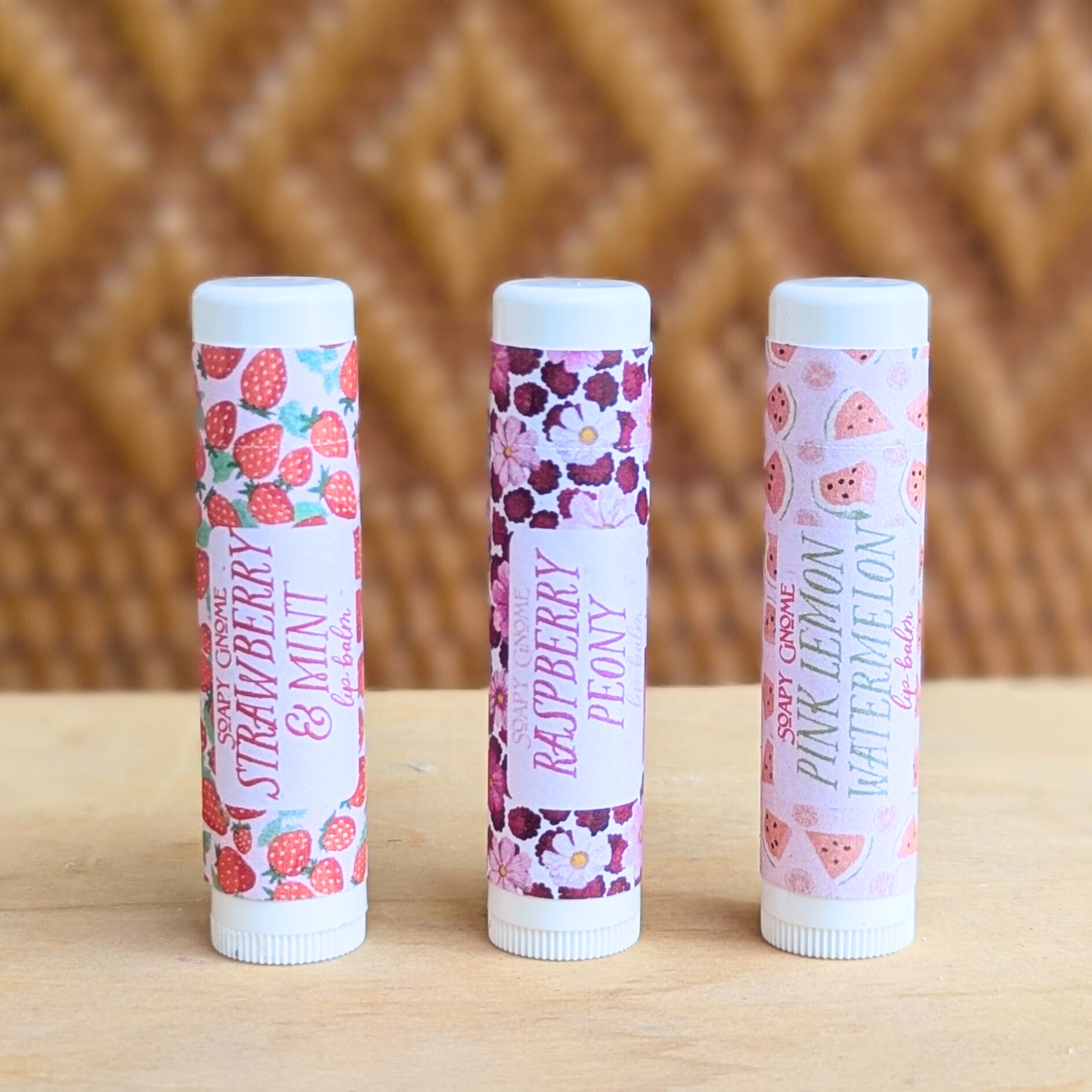 Summer Berry Lip Balms