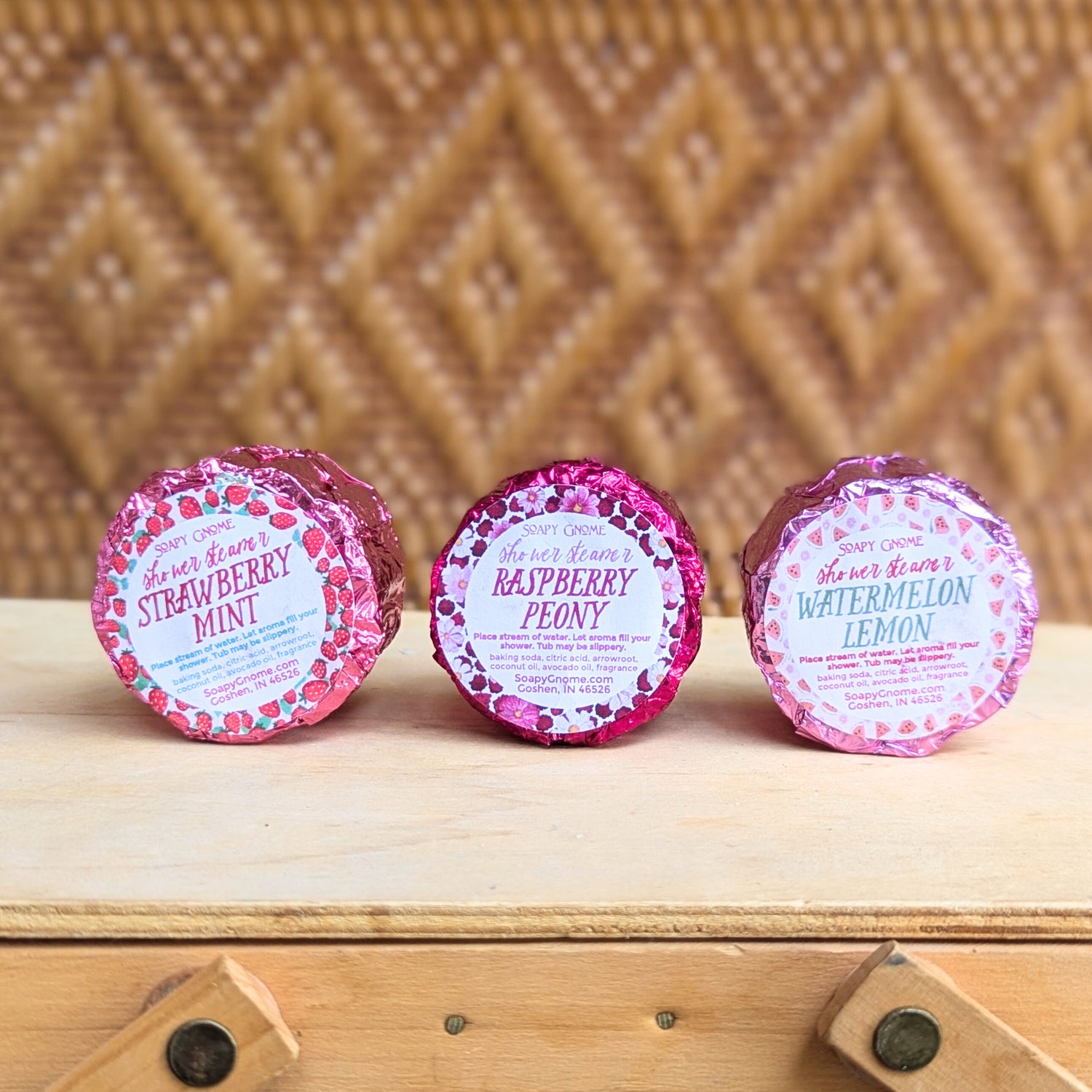 Summer Berry Shower Steamers