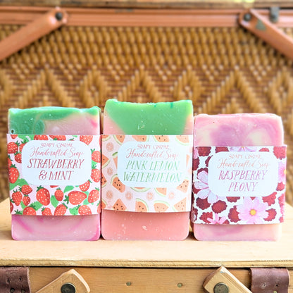 Raspberry Peony Soap