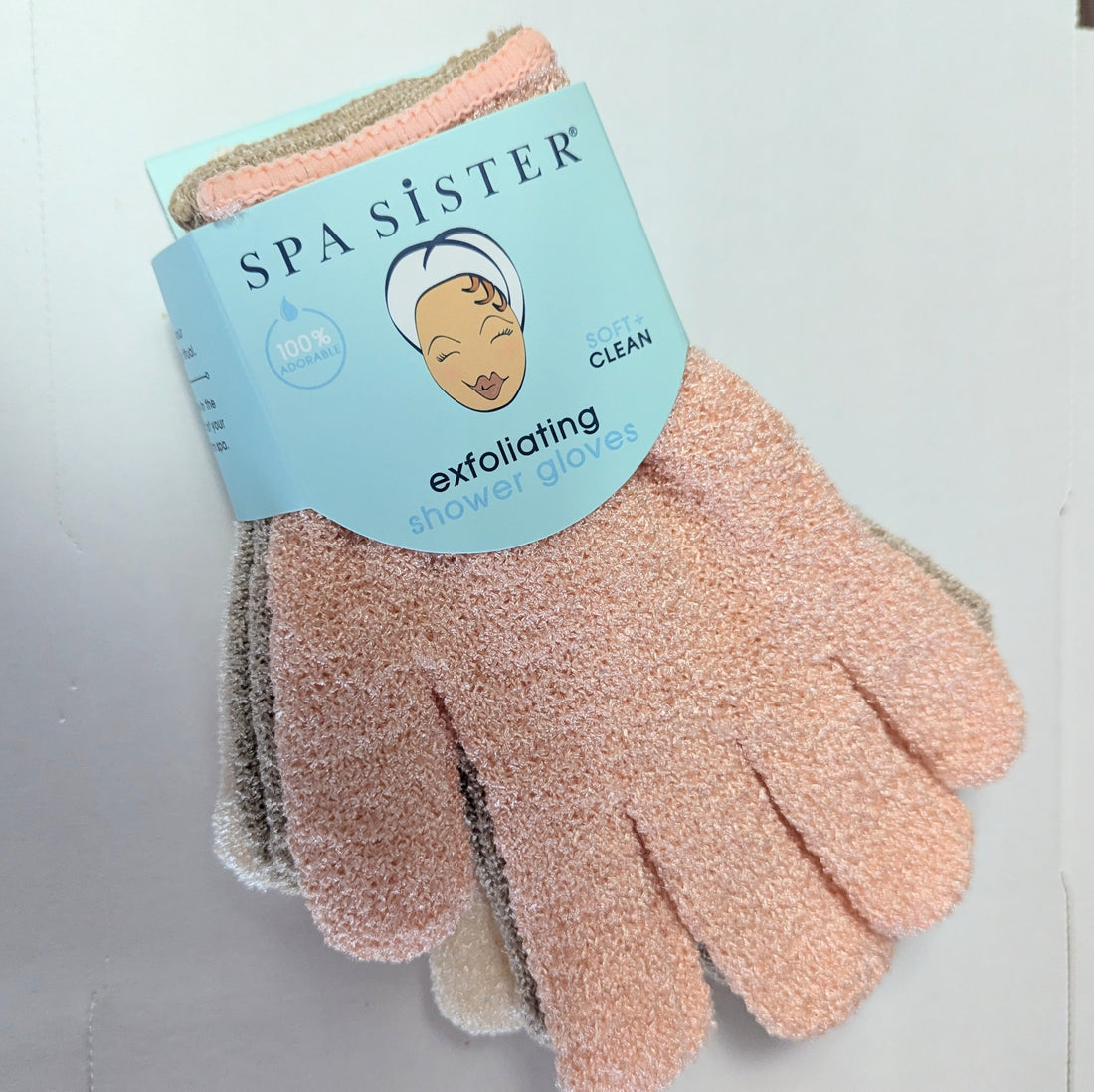 3 pack - shower gloves