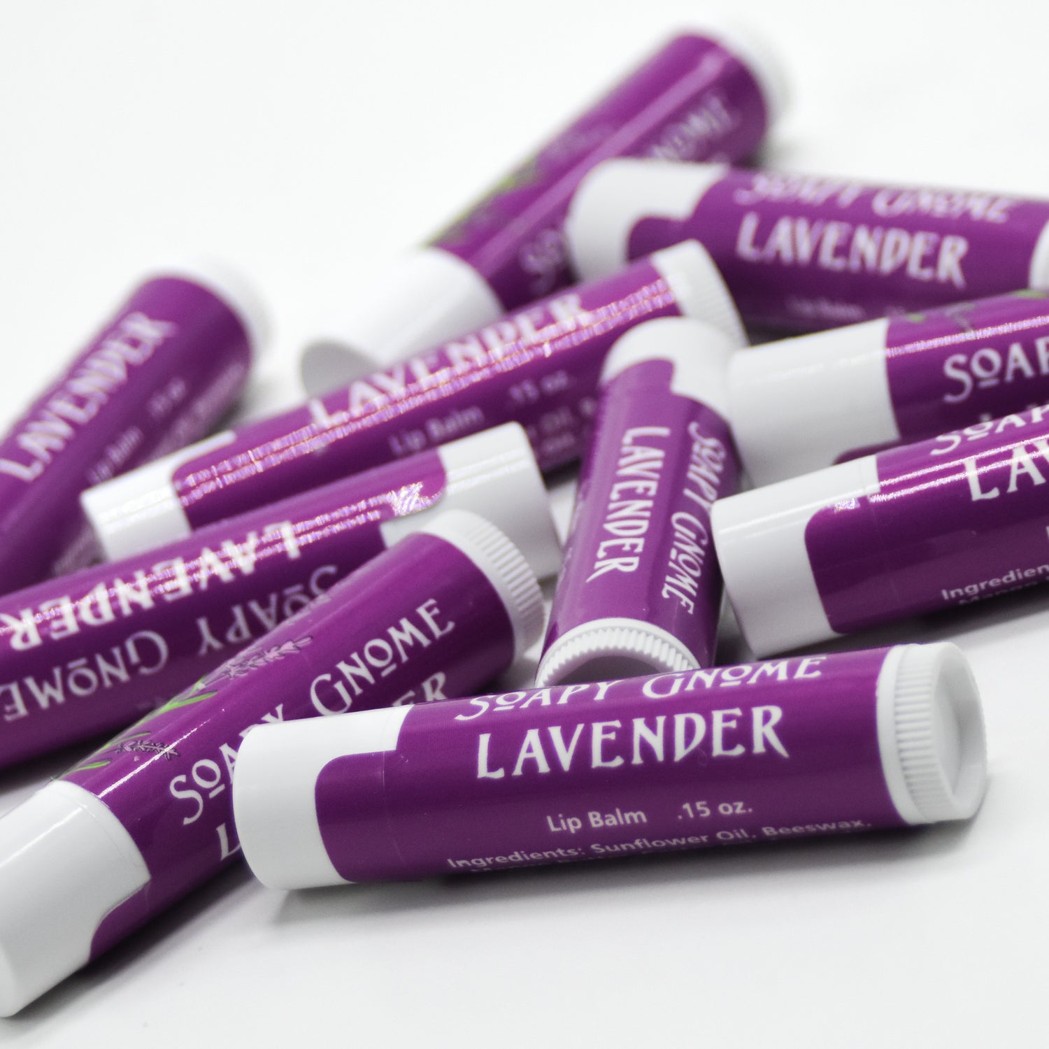Lavender Lip Balm Set of 12