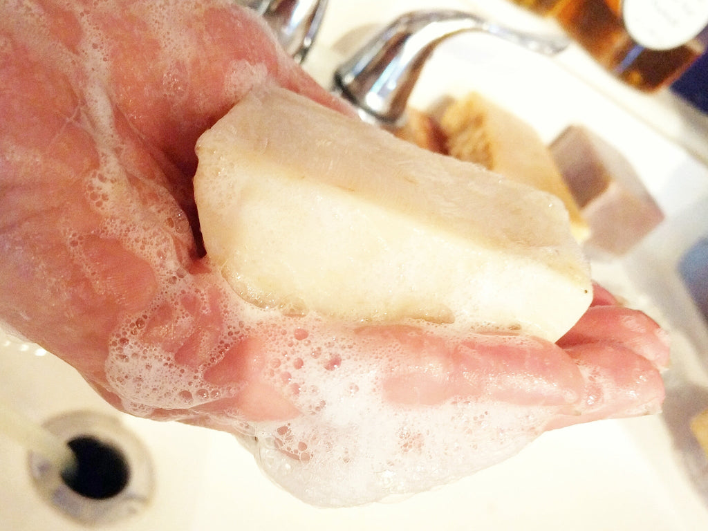 Shampoo Soap Lather Example